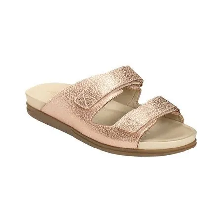 Aerosoles A2 Women's HAPPENSTANCE Sandals Open Toe Pink Metallic Leather