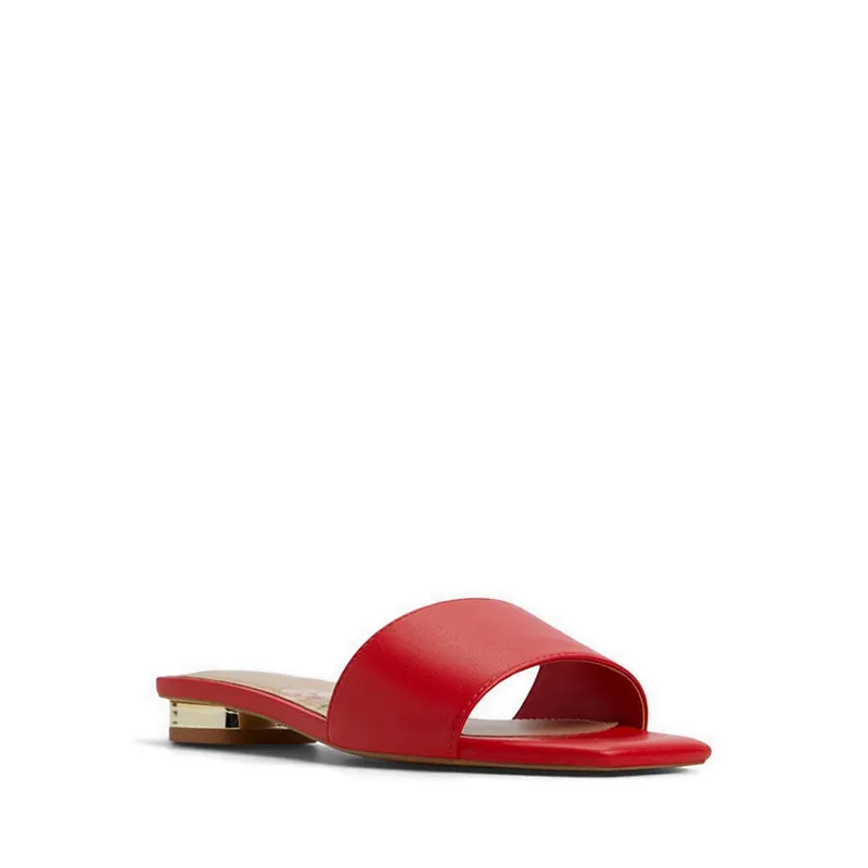 Agnis Heeled Sandals - Red