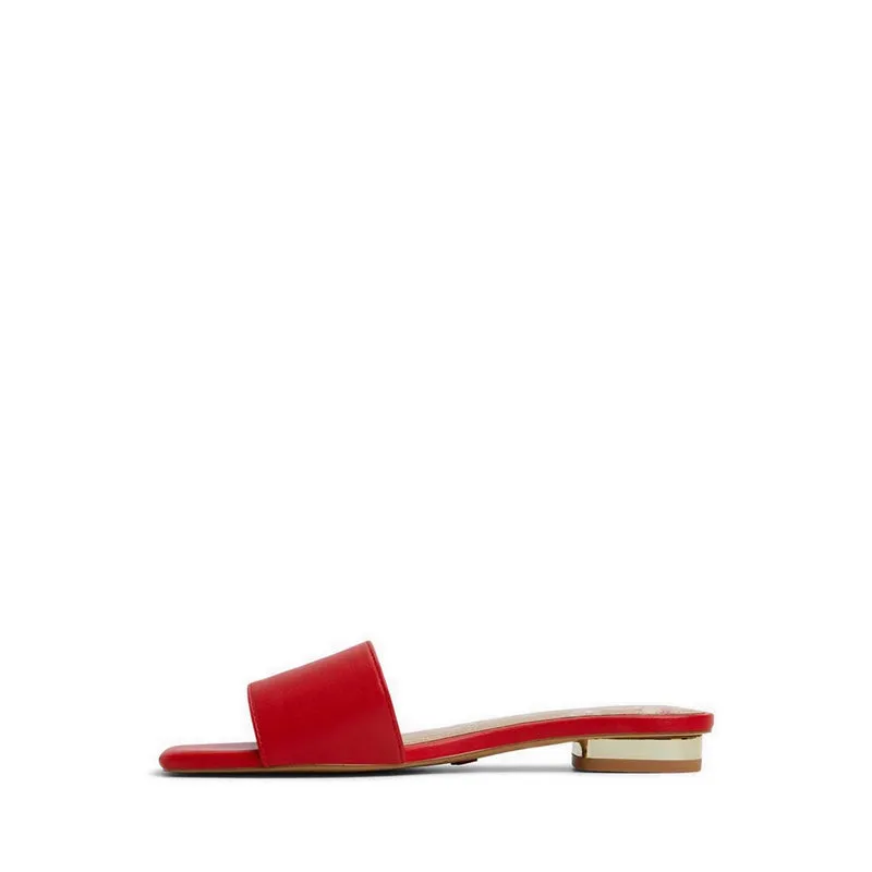 Agnis Heeled Sandals - Red