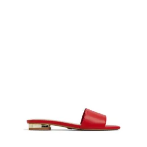 Agnis Heeled Sandals - Red