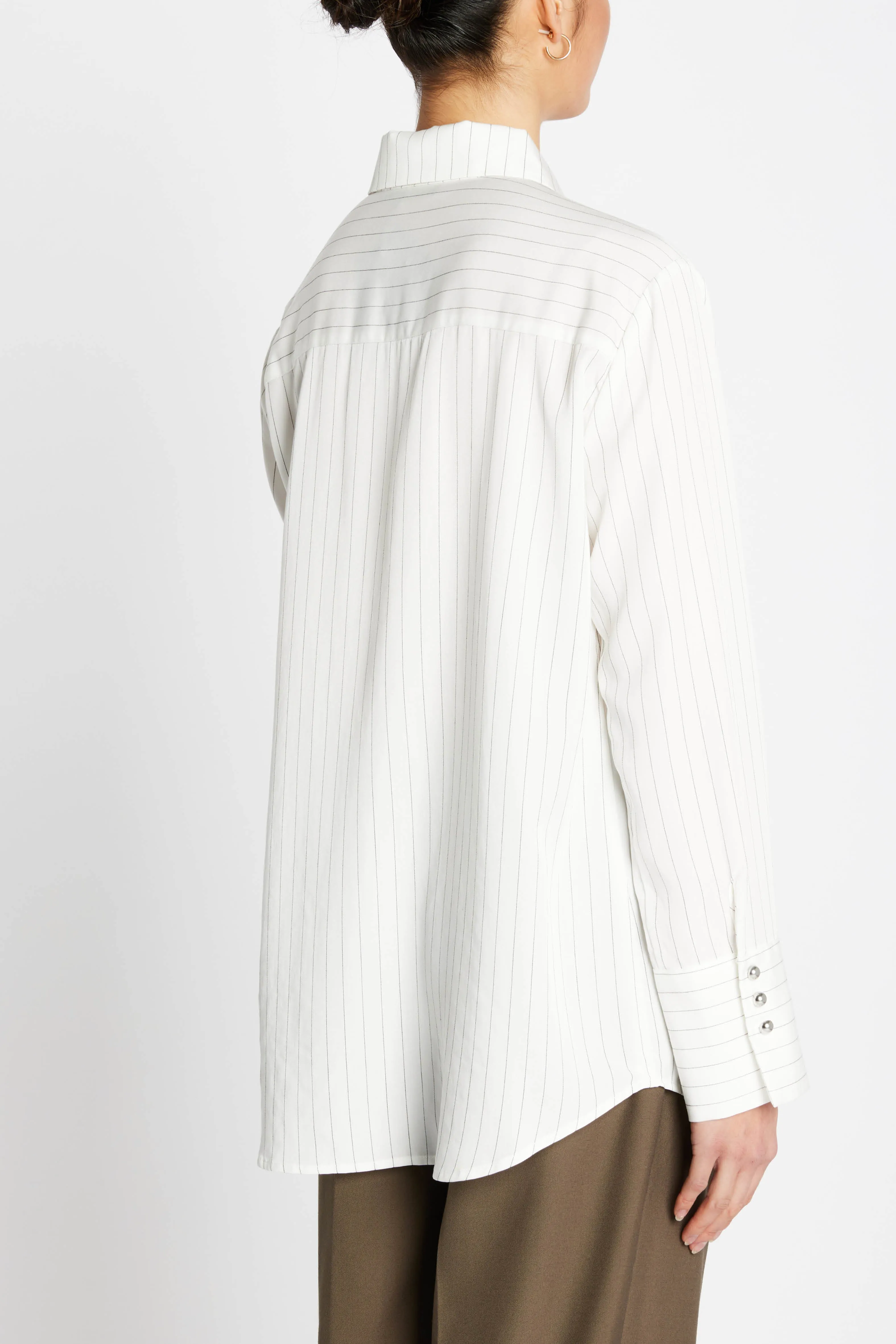 AmaranthBBZanne shirt - White stripe