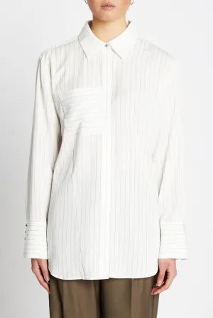 AmaranthBBZanne shirt - White stripe