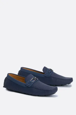 Archetti Navy Loafer