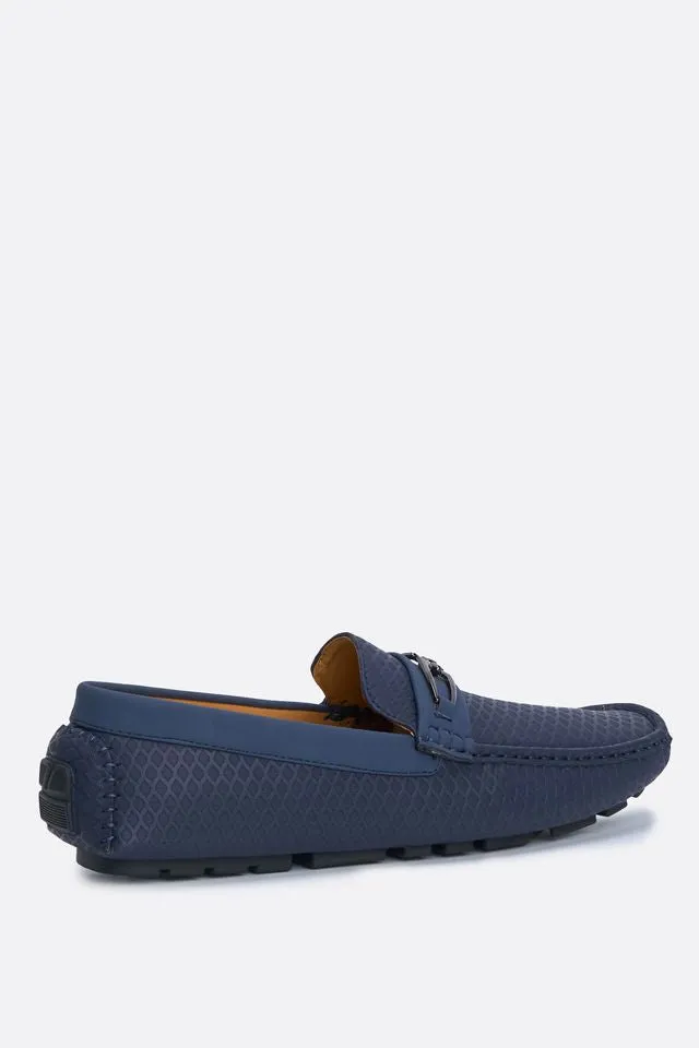 Archetti Navy Loafer