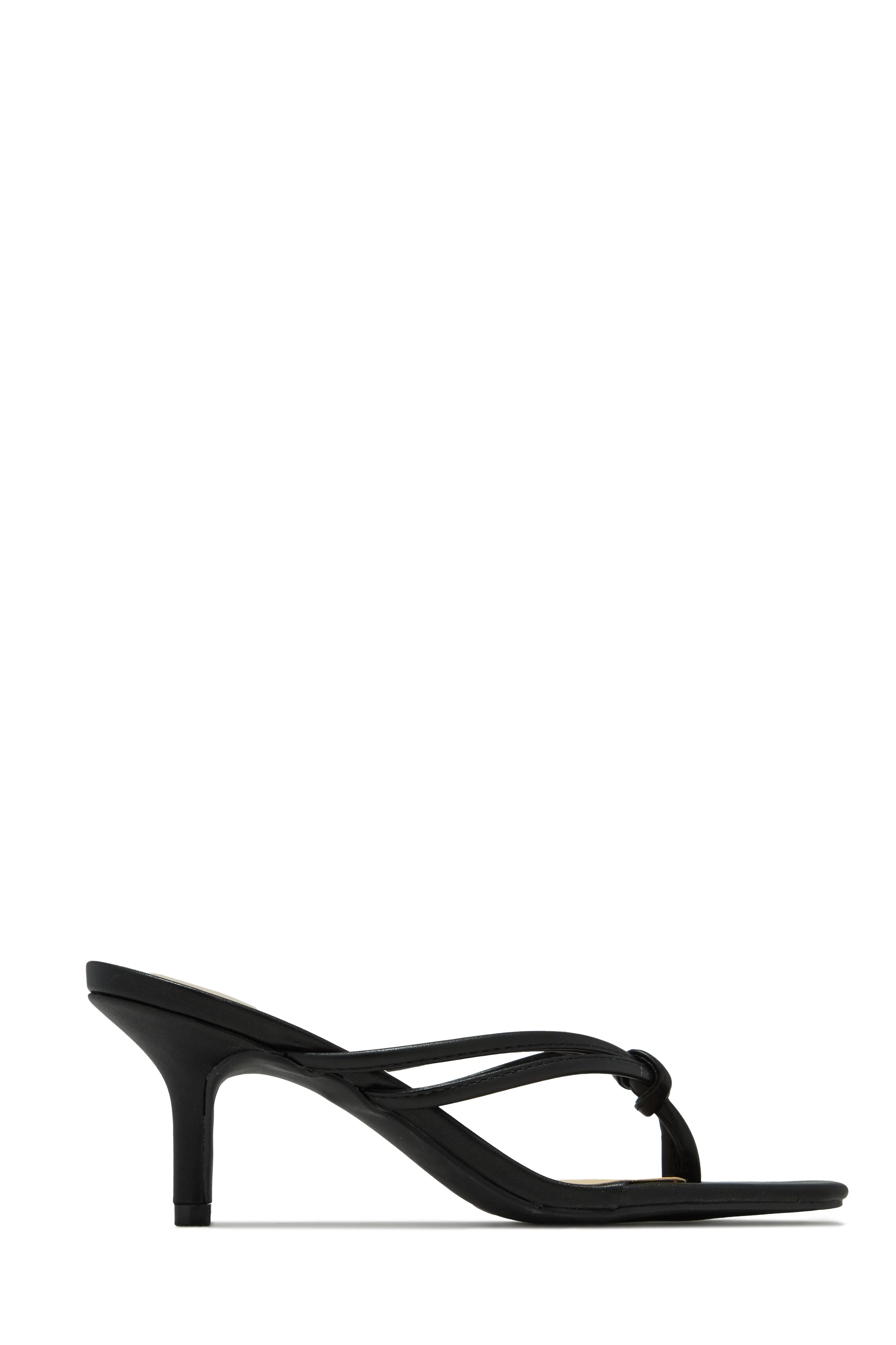 Areya Mid Heel Mules - Yellow