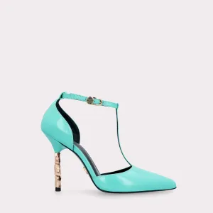 ASTRID 101 MINT LEATHER PUMPS
