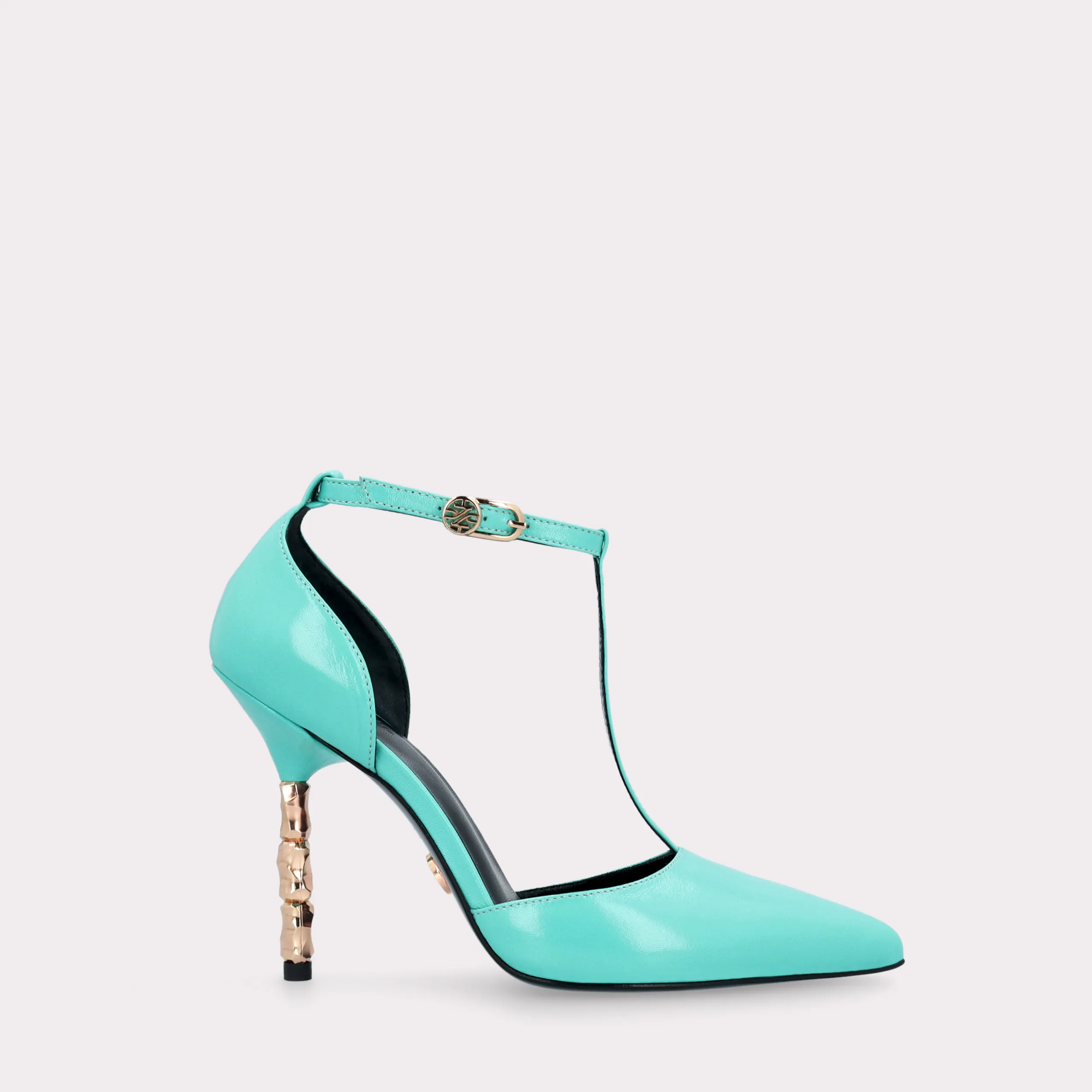 ASTRID 101 MINT LEATHER PUMPS