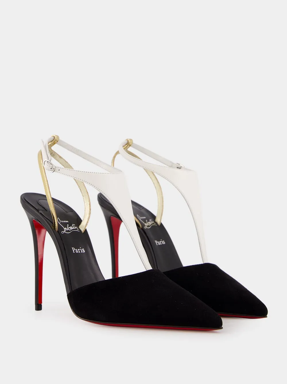 Athina 100 mm Black Pumps