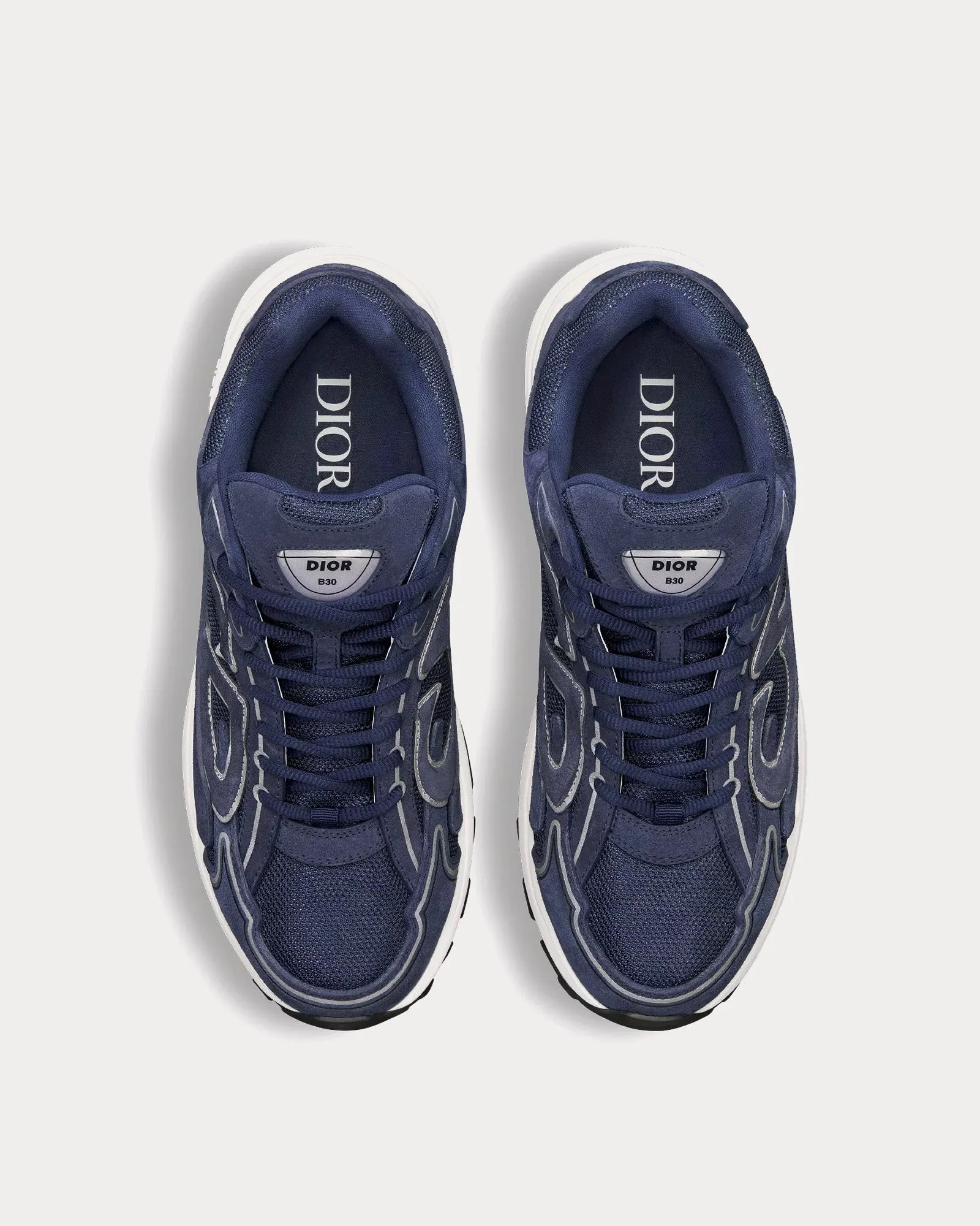 B30 Countdown Suede Navy Blue Low Top Sneakers