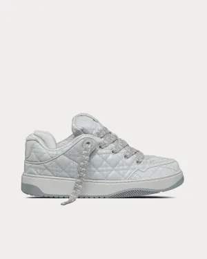 B9S Skater Limited And Numbered Edition Gray Cannage Kumo Leather Low Top Sneakers