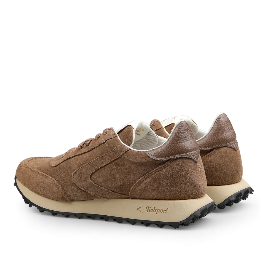 Beige Suede Leather Start City Sneakers