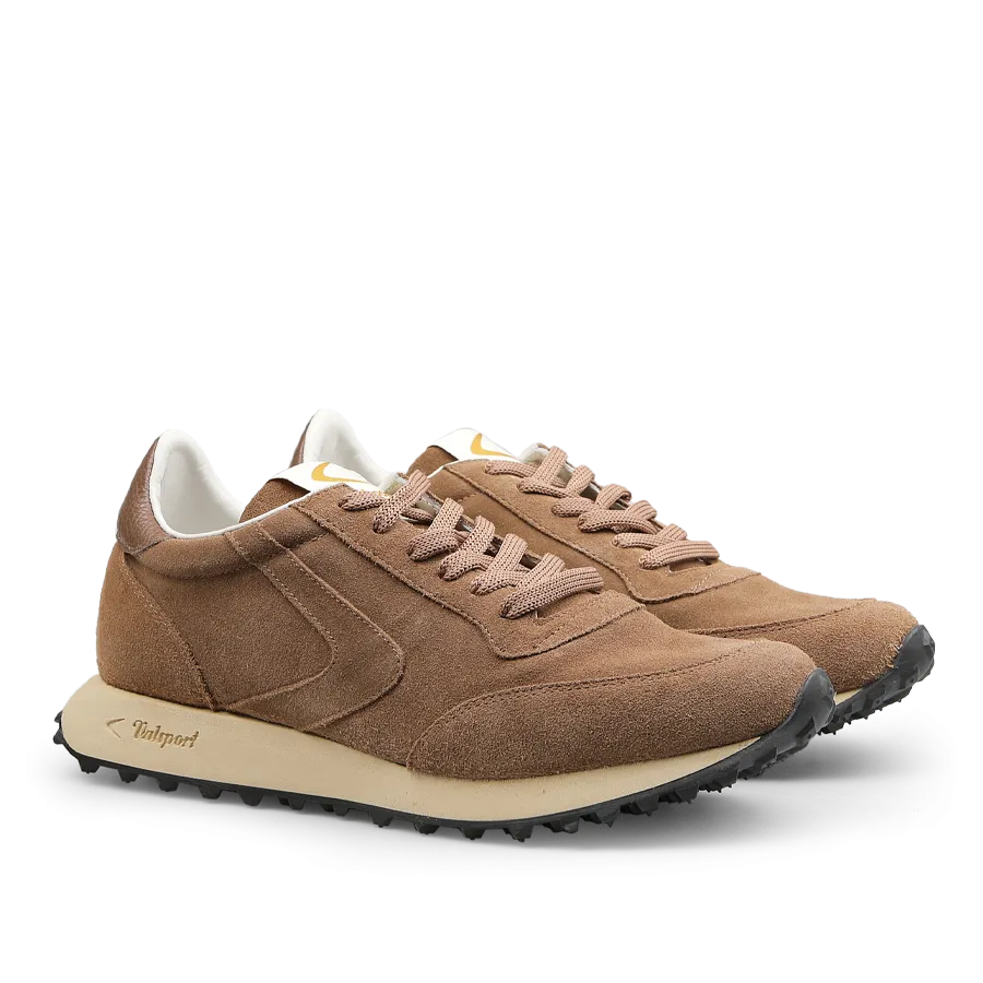 Beige Suede Leather Start City Sneakers