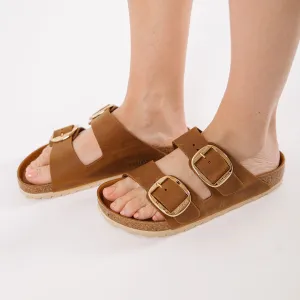 Birkenstock Arizona Big Buckle-Oiled Leather/Cognac