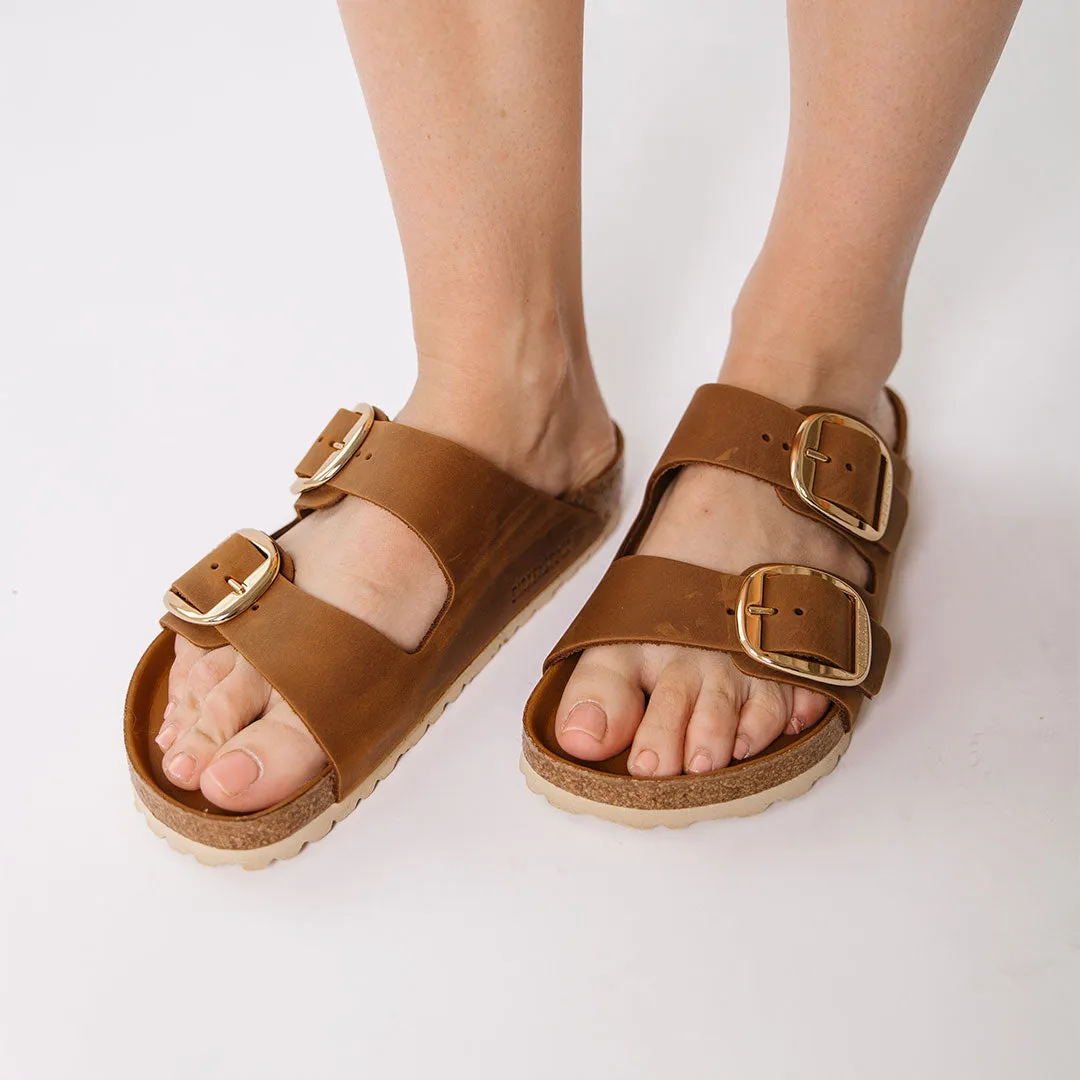 Birkenstock Arizona Big Buckle-Oiled Leather/Cognac