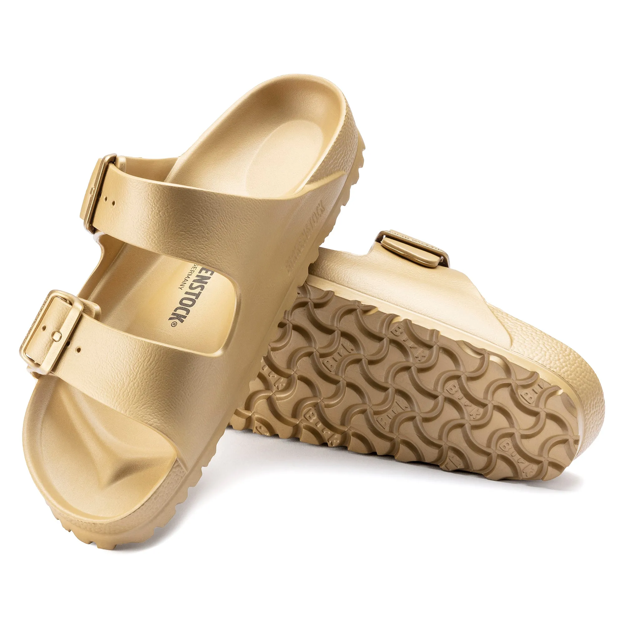 Birkenstock Arizona EVA metallic gold