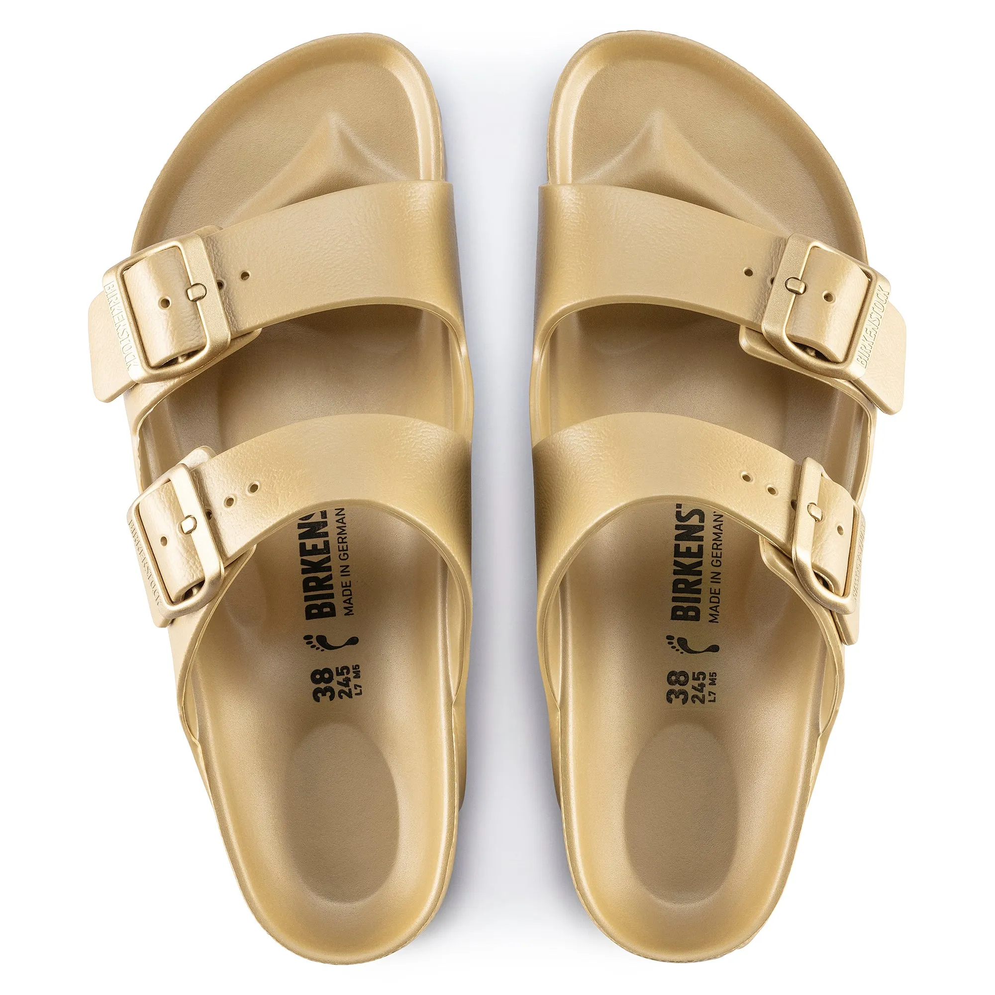 Birkenstock Arizona EVA metallic gold