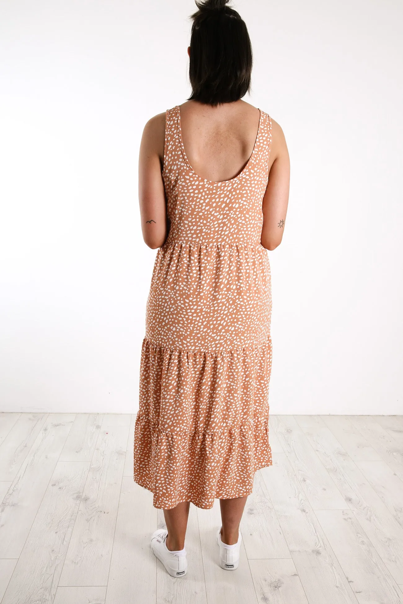 Blair Midi Dress Orange