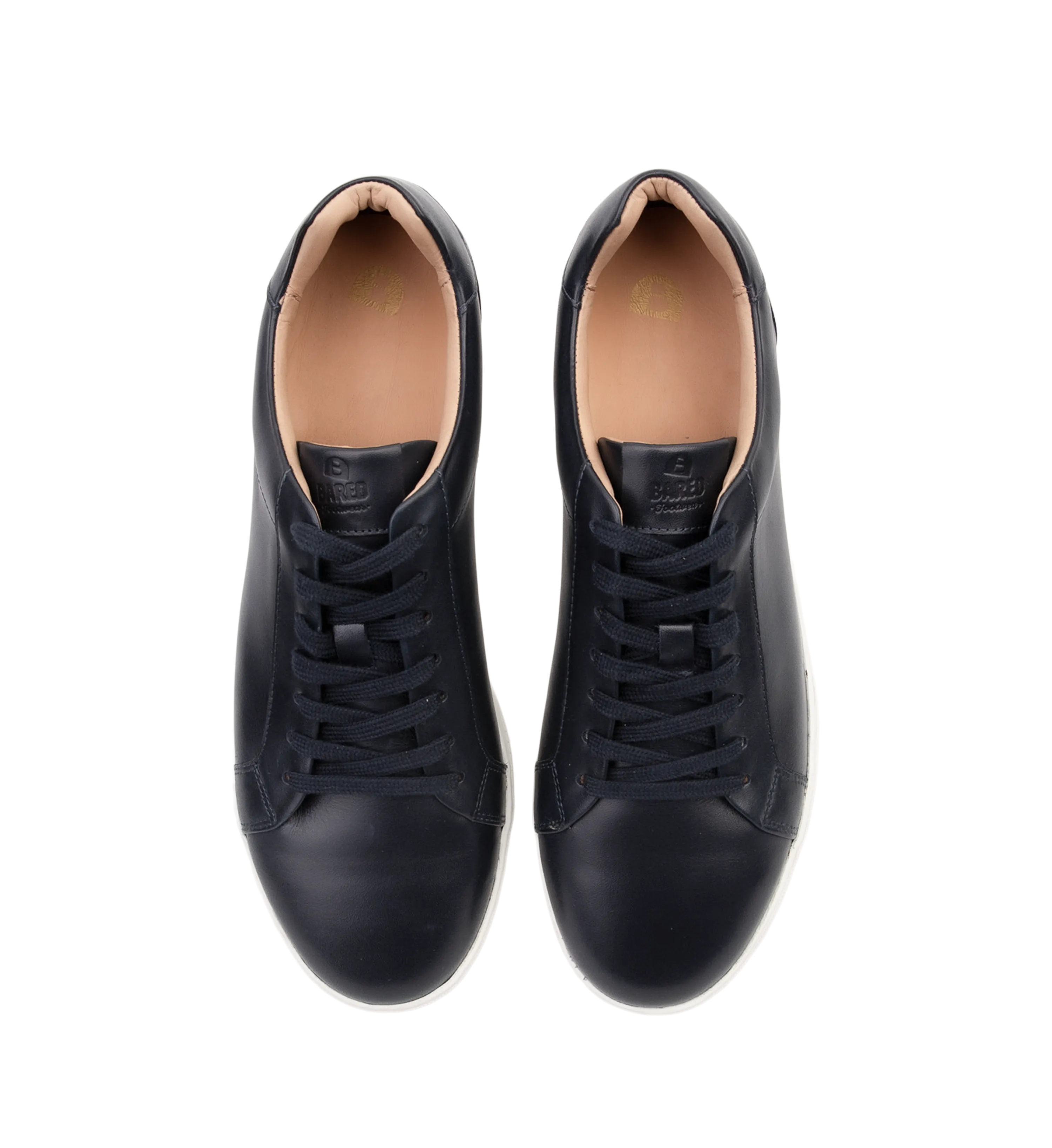Bohrium Navy Leather Men's Sneakers