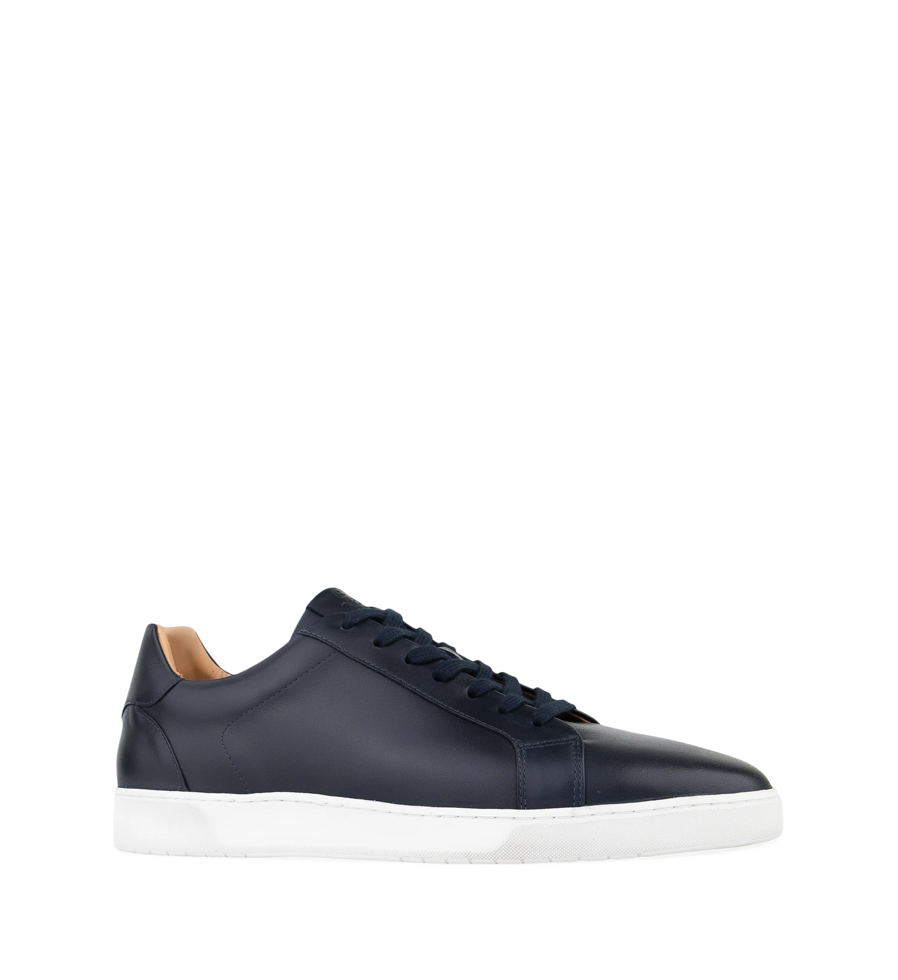 Bohrium Navy Leather Men's Sneakers