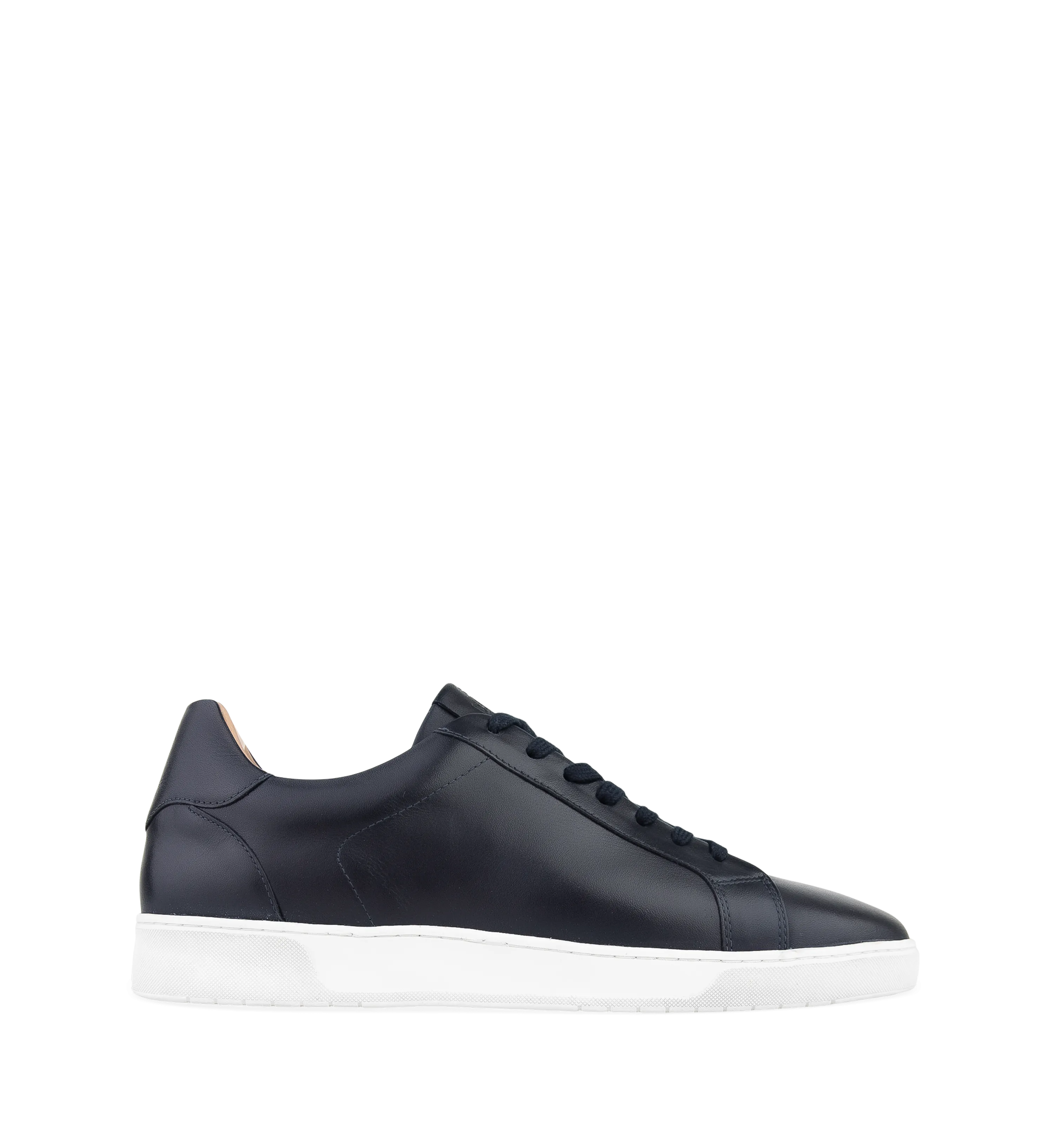 Bohrium Navy Leather Men's Sneakers