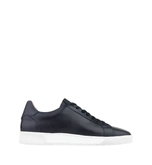 Bohrium Navy Leather Men's Sneakers