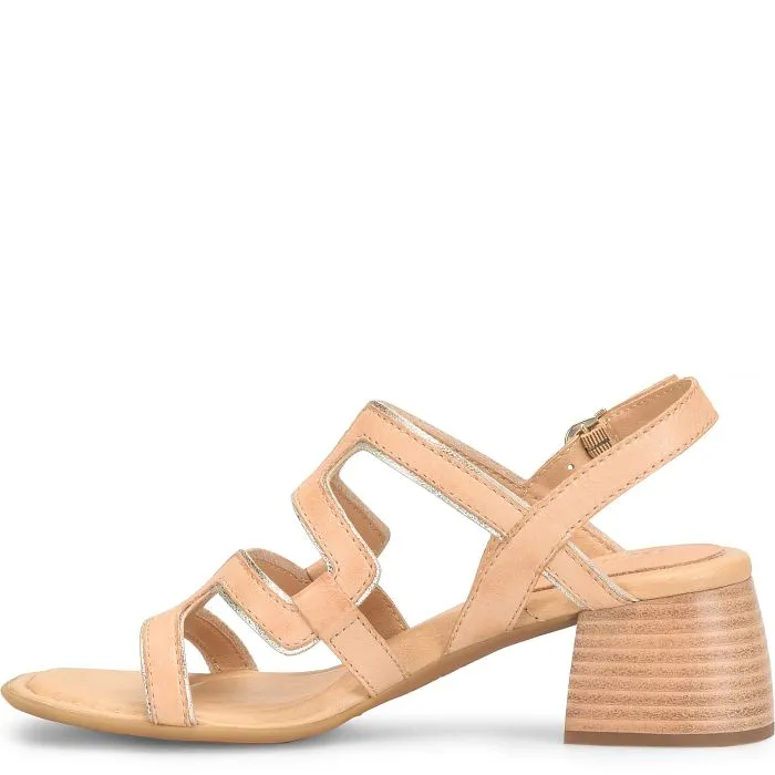 Born Women's Sofia Heeled Sandal - Natural/Pana Cotta