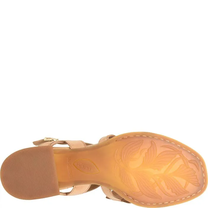 Born Women's Sofia Heeled Sandal - Natural/Pana Cotta