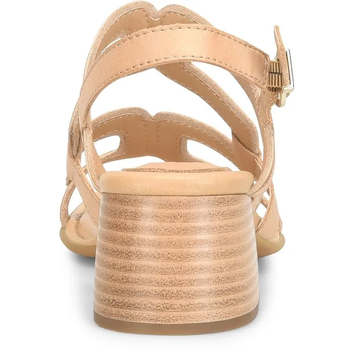 Born Women's Sofia Heeled Sandal - Natural/Pana Cotta