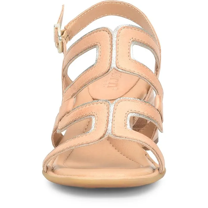 Born Women's Sofia Heeled Sandal - Natural/Pana Cotta