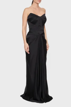 Bustier Satin Gown