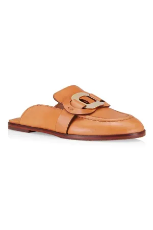 Calf Chany Mule Light Pastel Brown