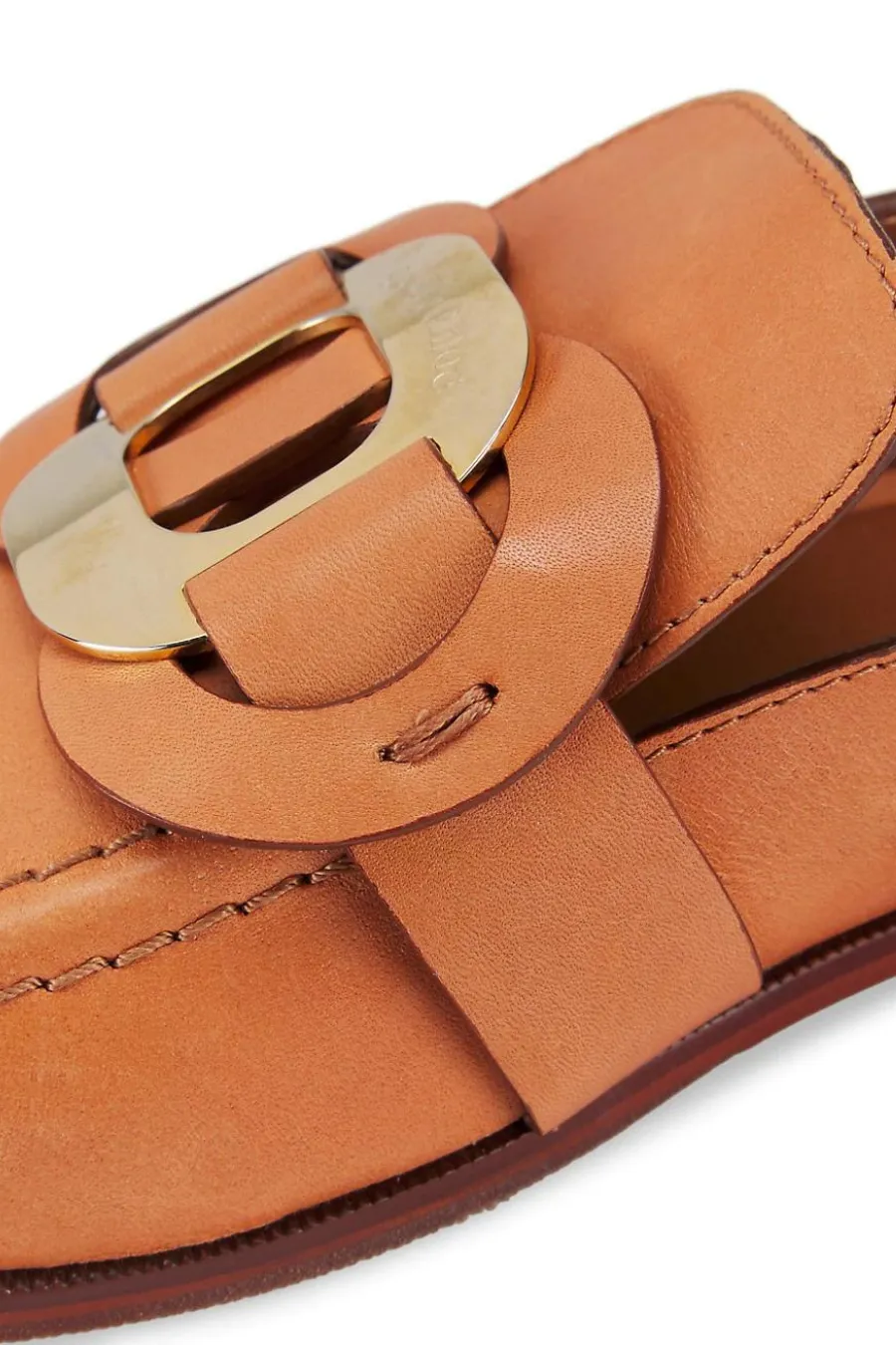 Calf Chany Mule Light Pastel Brown