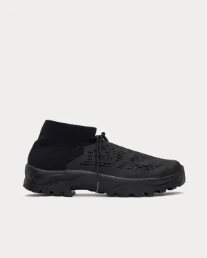 Cambriana Black Mid Top Sneakers