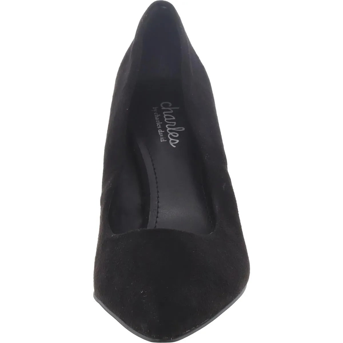 Charles by Charles David Womens Faux Suede Pointed Toe Pumps