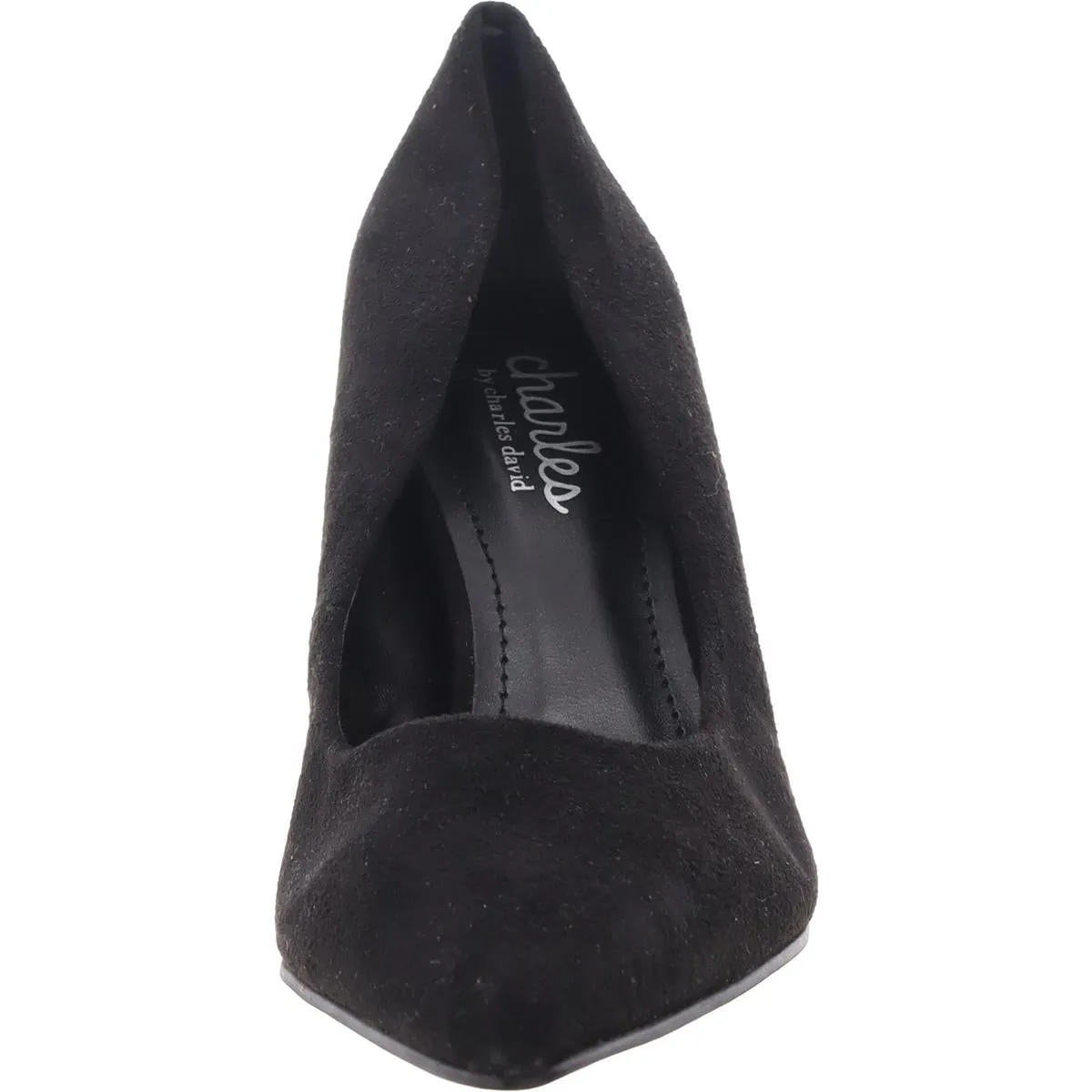 Charles by Charles David Womens Faux Suede Pointed Toe Pumps