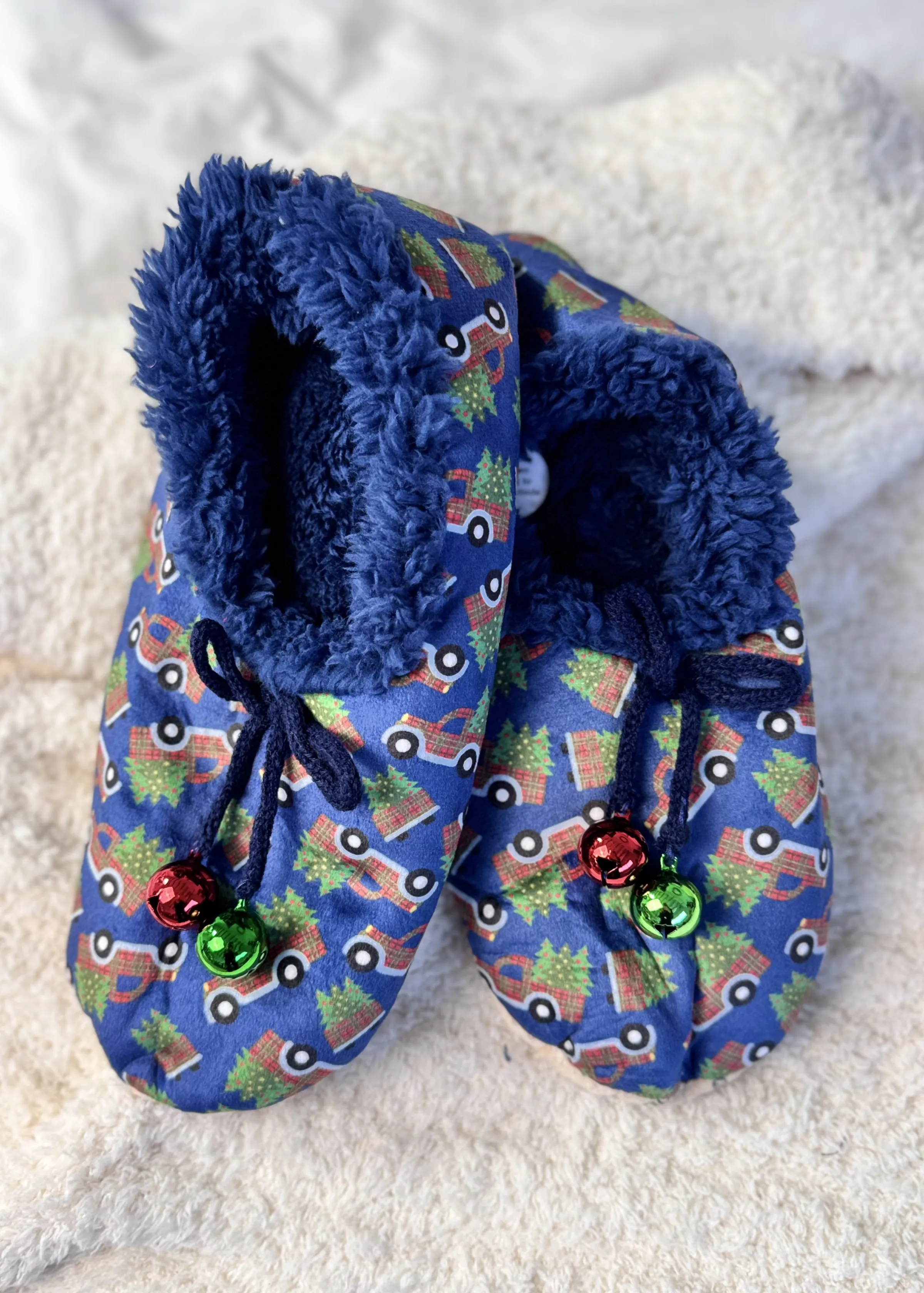 Christmas Snoozies Mens Grippy Slipper Socks