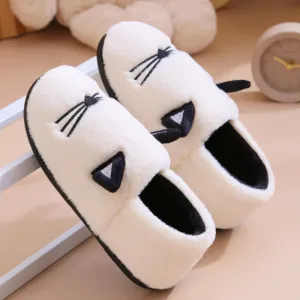 Couple Cute Cartoon Warm Postpartum Shoes For Women
