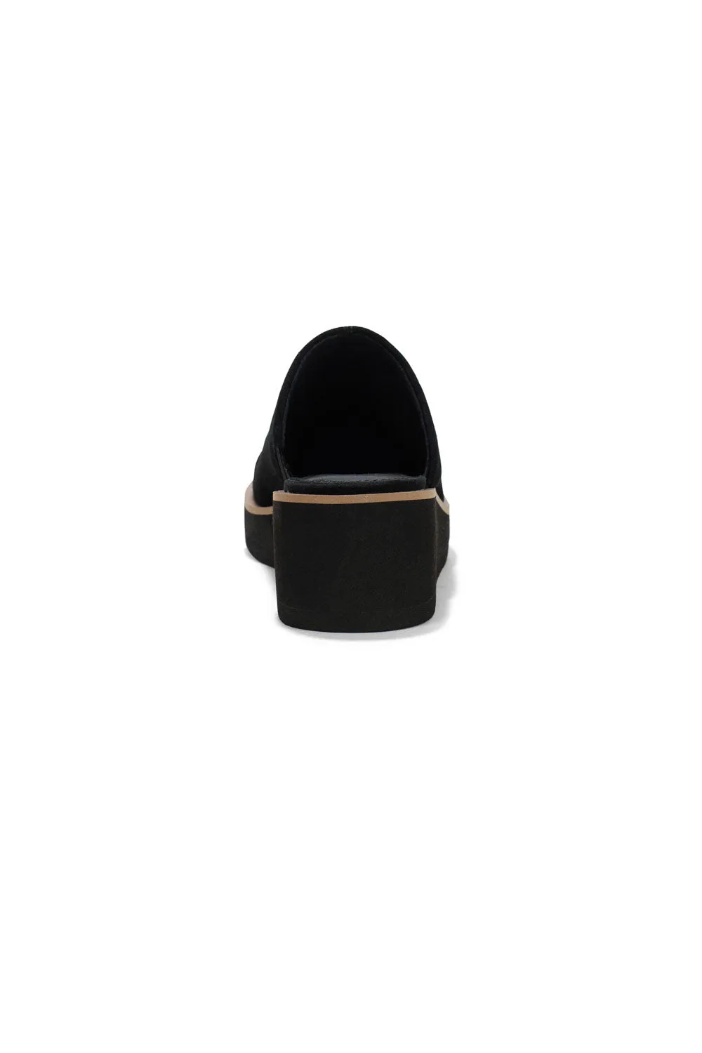 Edmond Wedge Mules - Black