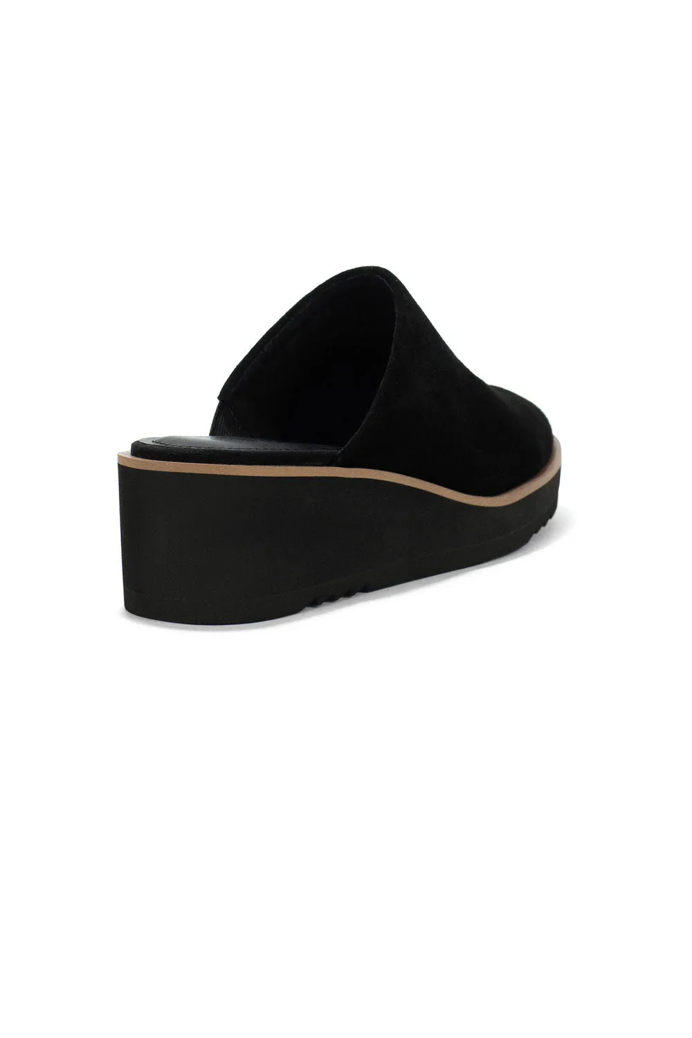 Edmond Wedge Mules - Black