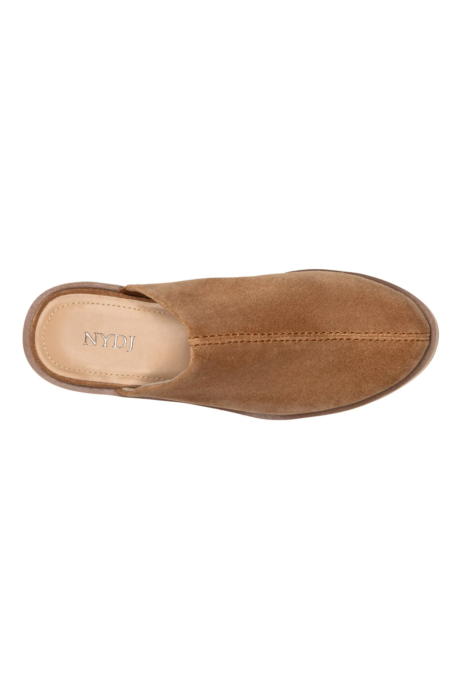 Edmond Wedge Mules - Cognac