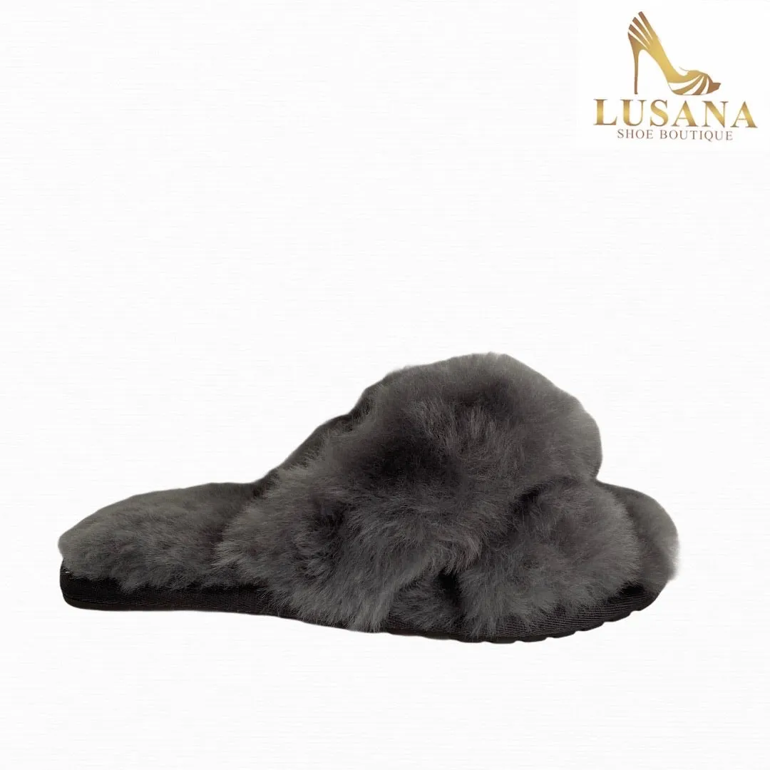 EMU Mayberry Charcoal Anthracite Slider