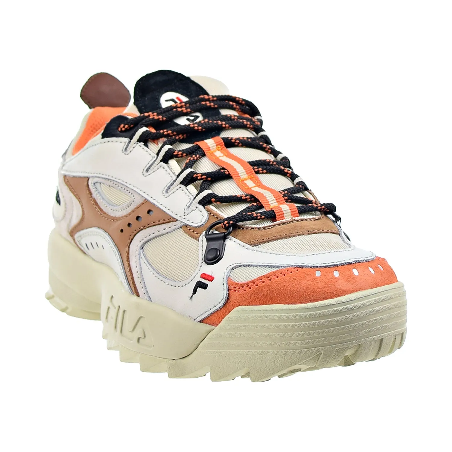 Fila Boveasorus X Disruptor Men's Shoes Fila Cream-Black-Sho Orange