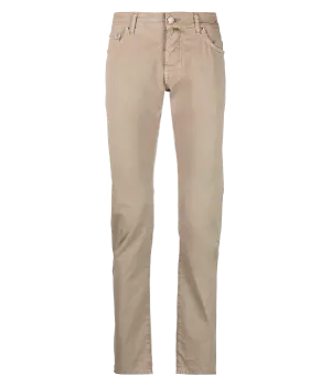 *FINAL SALE* Nick 5 Pocket Slim Fit Jeans in Brown