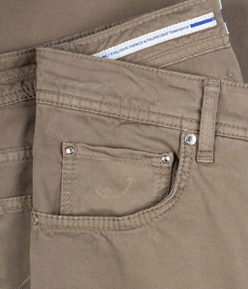 *FINAL SALE* Nick 5 Pocket Slim Fit Jeans in Dark Beige