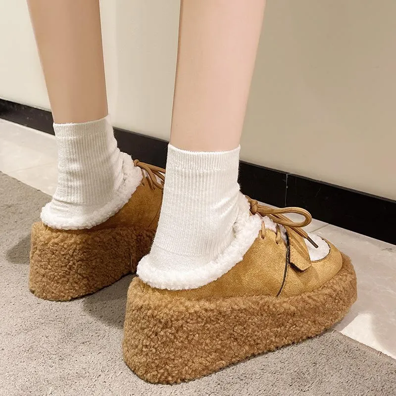 Fluffy Warm Lamb wool Slippers