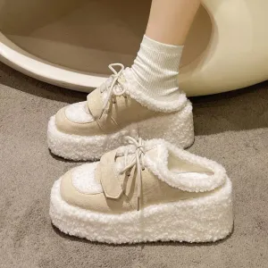 Fluffy Warm Lamb wool Slippers