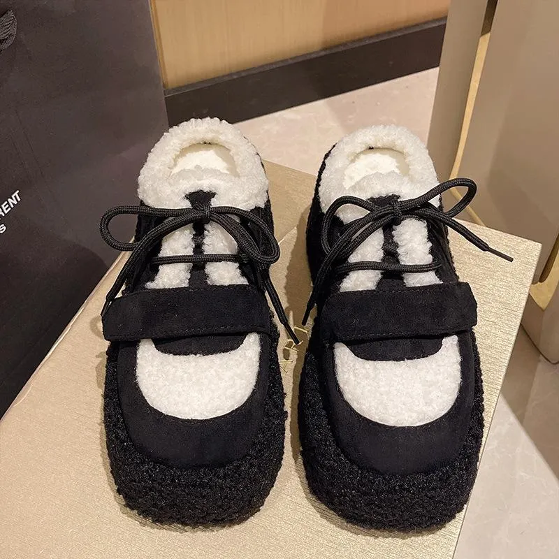 Fluffy Warm Lamb wool Slippers