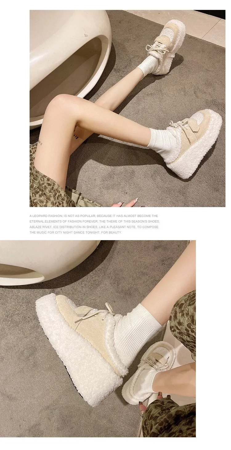 Fluffy Warm Lamb wool Slippers