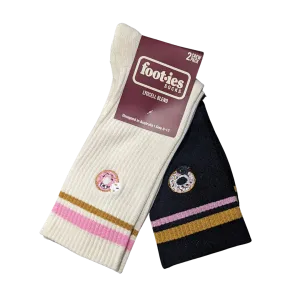 Foot-ies Donut Crumbs Sneaker Sock 2 Pack
