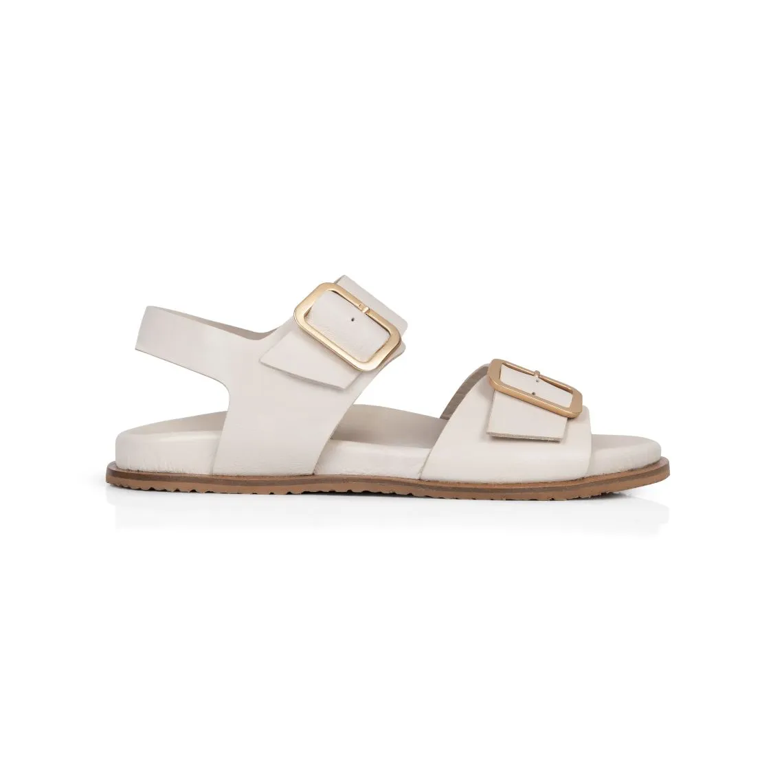 Gala: Ivory Two Bar Back Strap Sandals